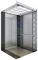 Φούτζι που χαράζει την κατοικημένη χωρητικότητα φορτίων ανελκυστήρων έλξης καθρεφτών 450KG - 2000KG